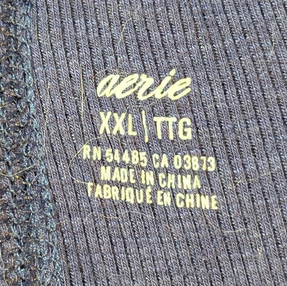 aerie Real Soft Ribbed Sleep Shorts - Picture 5 of 6